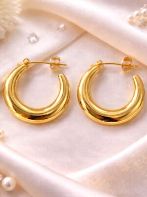 glow circle earrings for girls