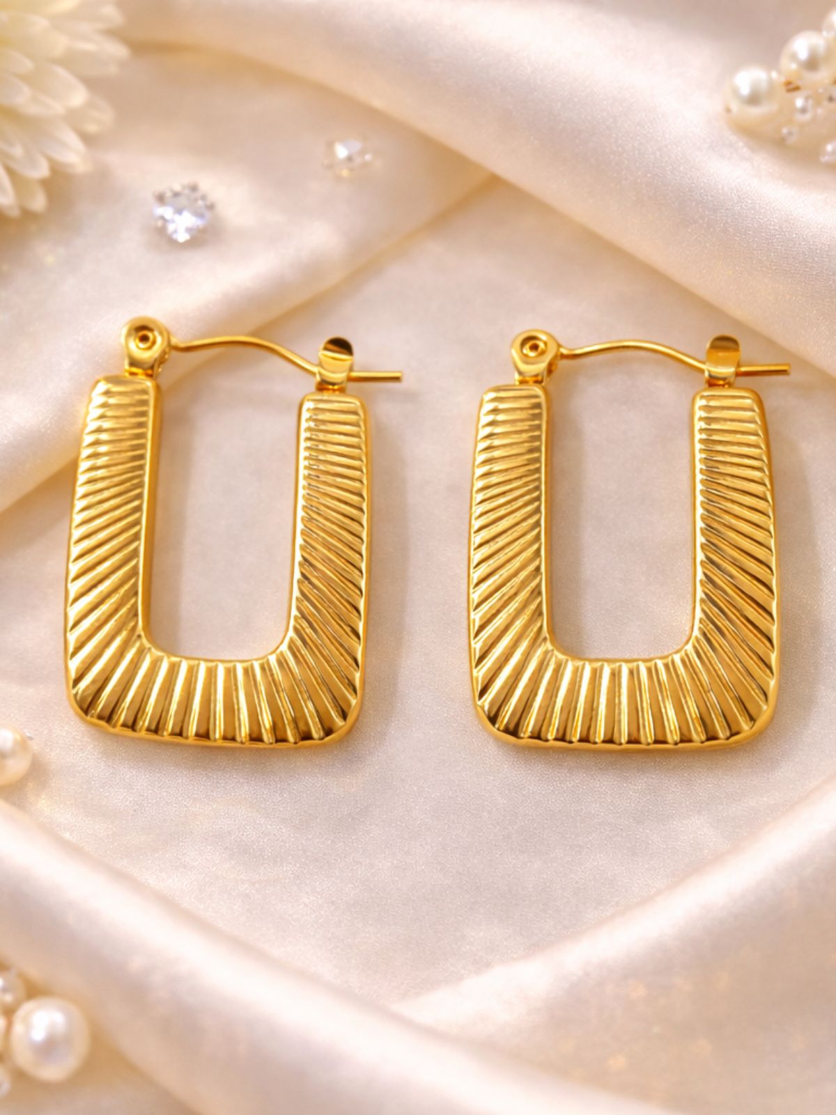 Home nava u earrings for girls