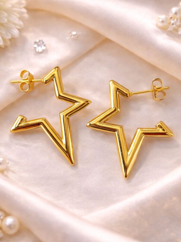 star glow earrings for girls