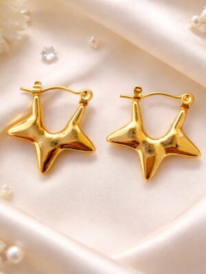 star u earrings for girls