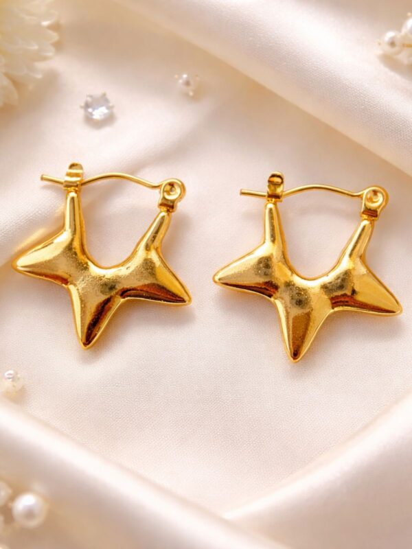 star u earrings for girls